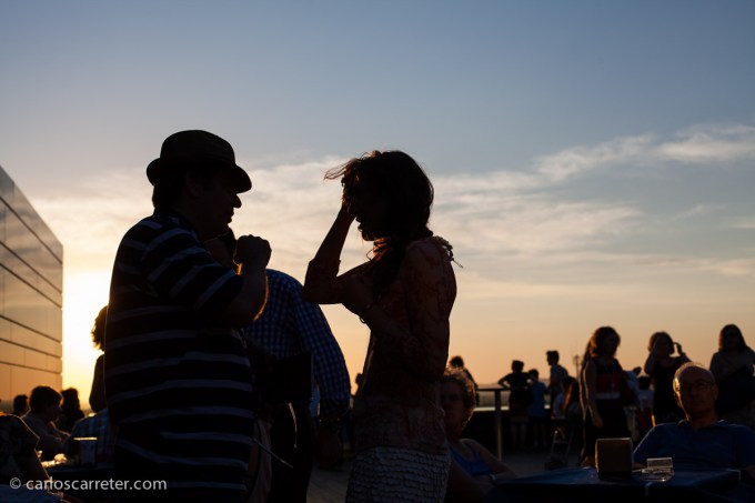 Velada musical en la terraza del museo Pablo Serrano.