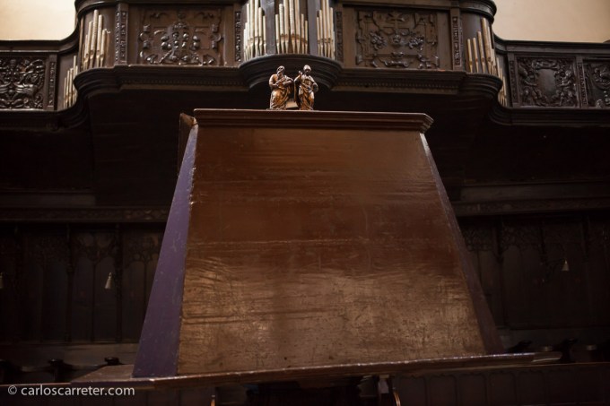 En la iglesia de San Pablo, durante el "photowalk" del 13 de octubre.