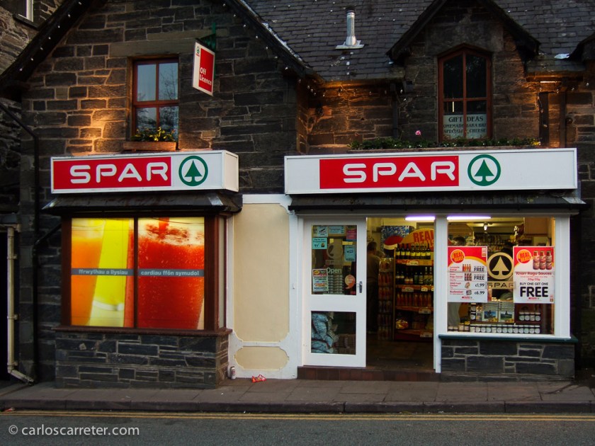 Spar en Betws-y-Coed.