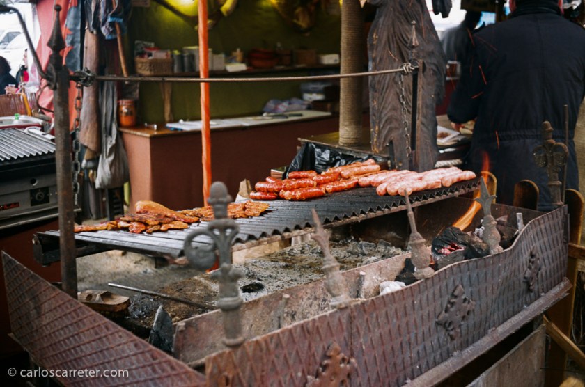 Como ya dije, los puestos de comida, los que más atraían a la gente.
