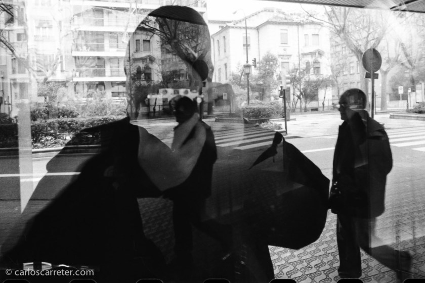 Autorretrato, paseo de Sagasta, Zaragoza.