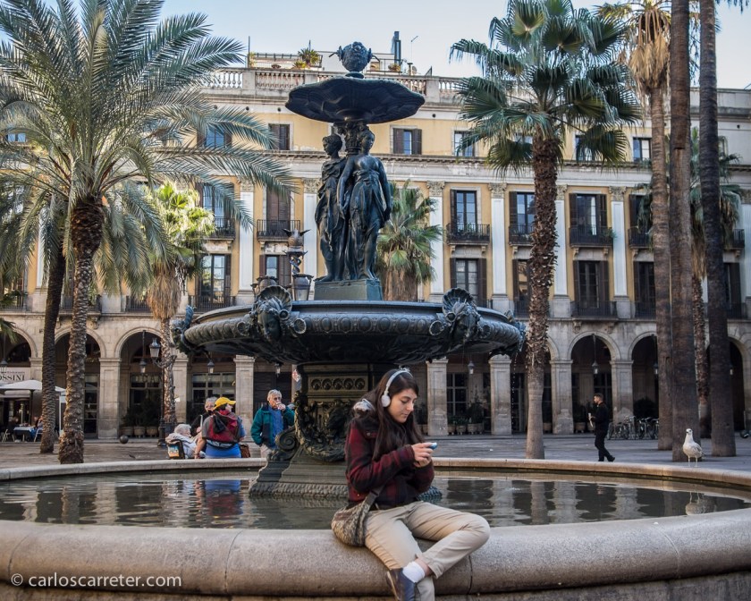 Y para finalizar el año, un día en Barcelona, paseando por el Borne y la Ciutat Vella, comiendo en la Plaza Real.