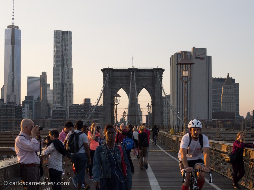Y hay que reconocer que los atardeceres en Brooklyn son muy fotogénicos.