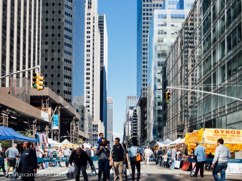 En mi vista a la Gran Manzana, recuerdo perfectamente haber recorrido alguna de las grandes avenidas, como la Sexta o Avenida de las Américas.