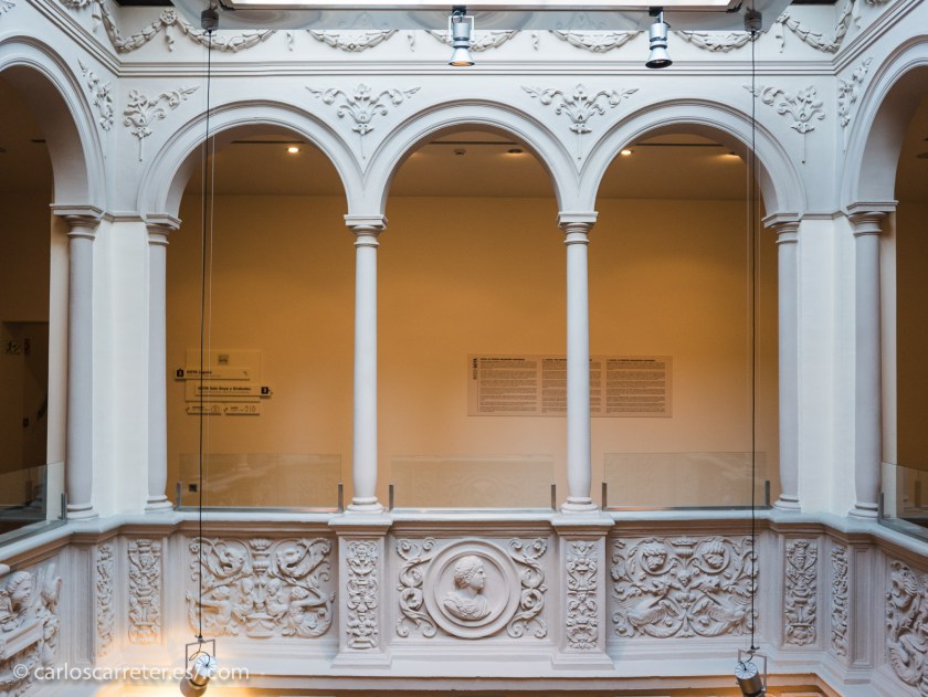 Vista del patio de la Casa del Infanzón