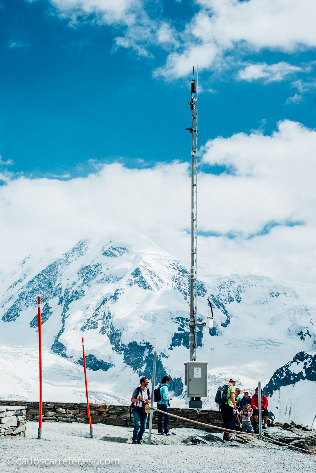 Pero en lugar de visitar los Grisones, nos iremos al Valais (Wallis en alemán), y subiremos desde Zermatt a Gornergrat, frente al Monte Rosa.