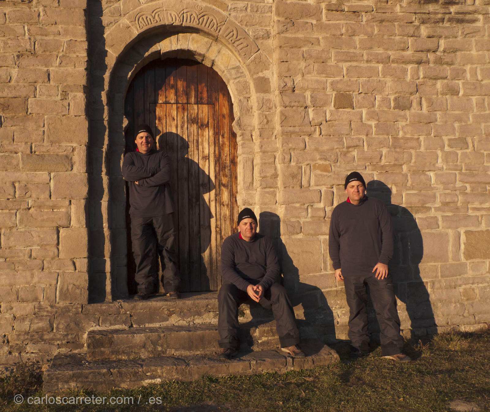 O este particular selfie en San Juan de Busa, en el Serrablo, Aragón (España).