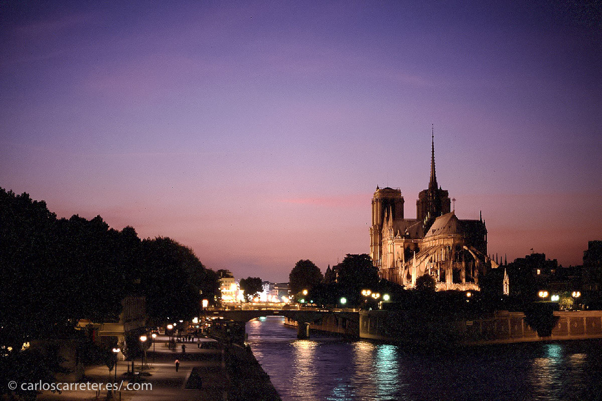 Inevitablemente, nos iremos a París, lugar donde  transcurre buena parte de la novela.