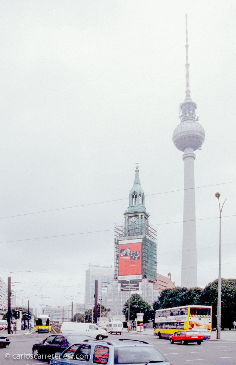 Especialmente al final de la película, cuando se rueda en el interior del Westin Grand Hotel... donde me alojé la primera vez que visité Berlín.