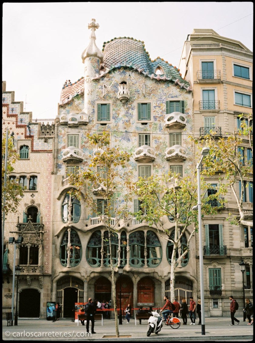 Las fotografías de hoy las traigo de mi estancia en Barcelona hace unas semanas.