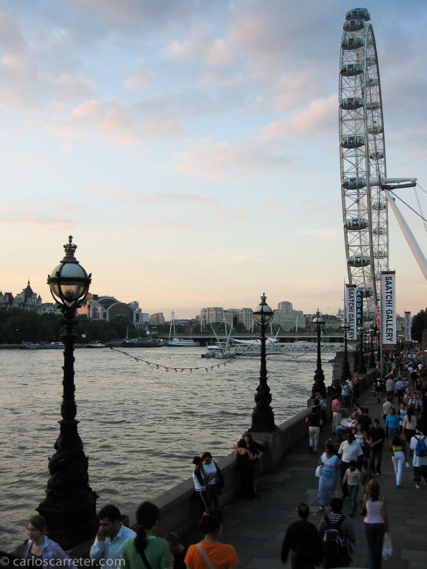 Nos pasearemos, con la jueza Maye, por las orillas del Támesis en el Londres actual.
