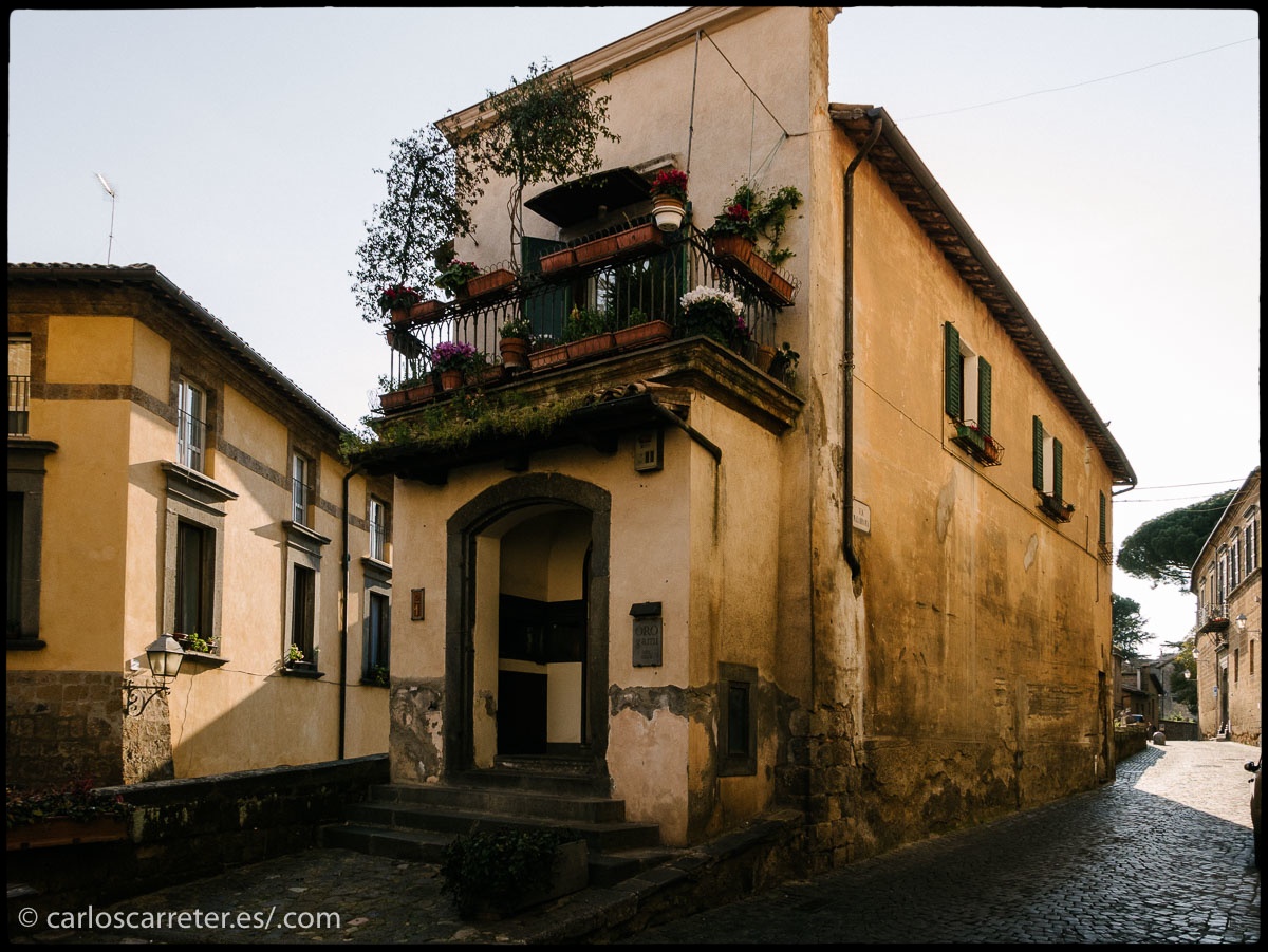 Paseando por el casco viejo de Orvieto, Umbria.