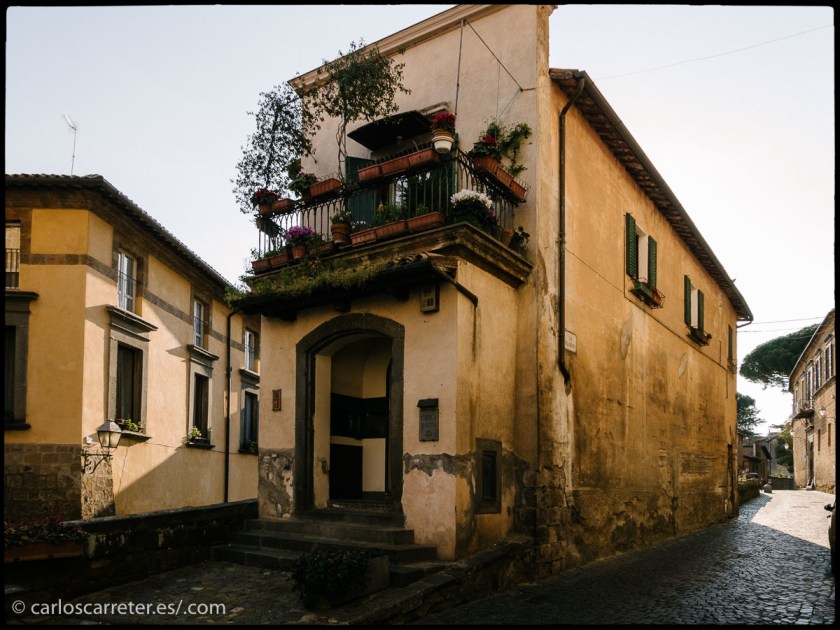 Paseando por el casco viejo de Orvieto, Umbria.