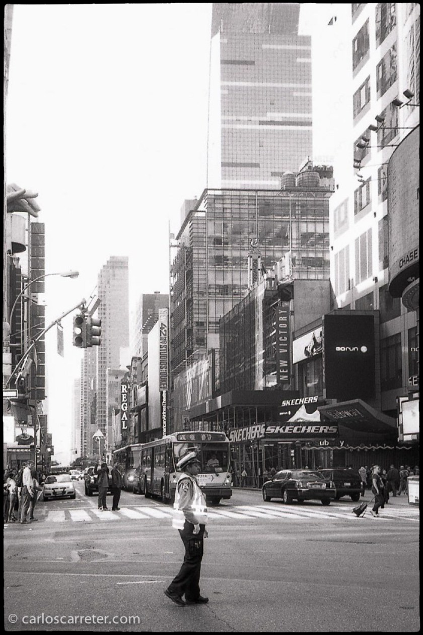 Calle 42 desde Time Square.