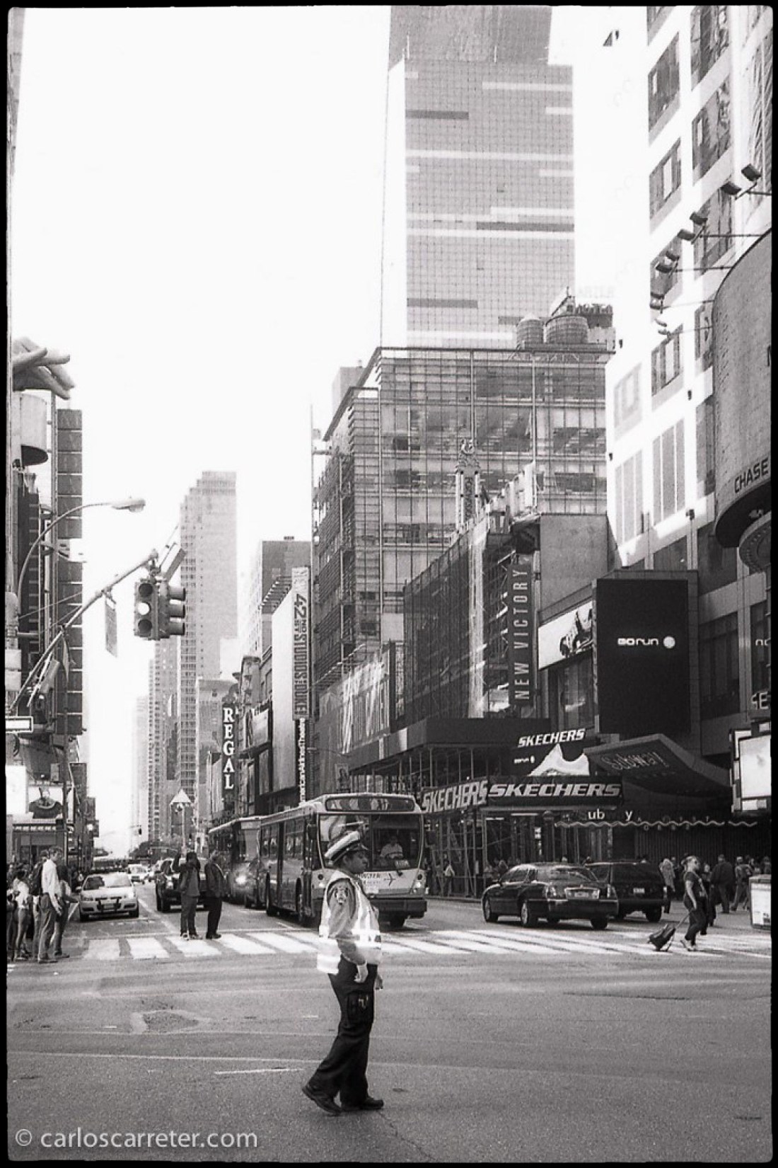 Calle 42 desde Time Square.