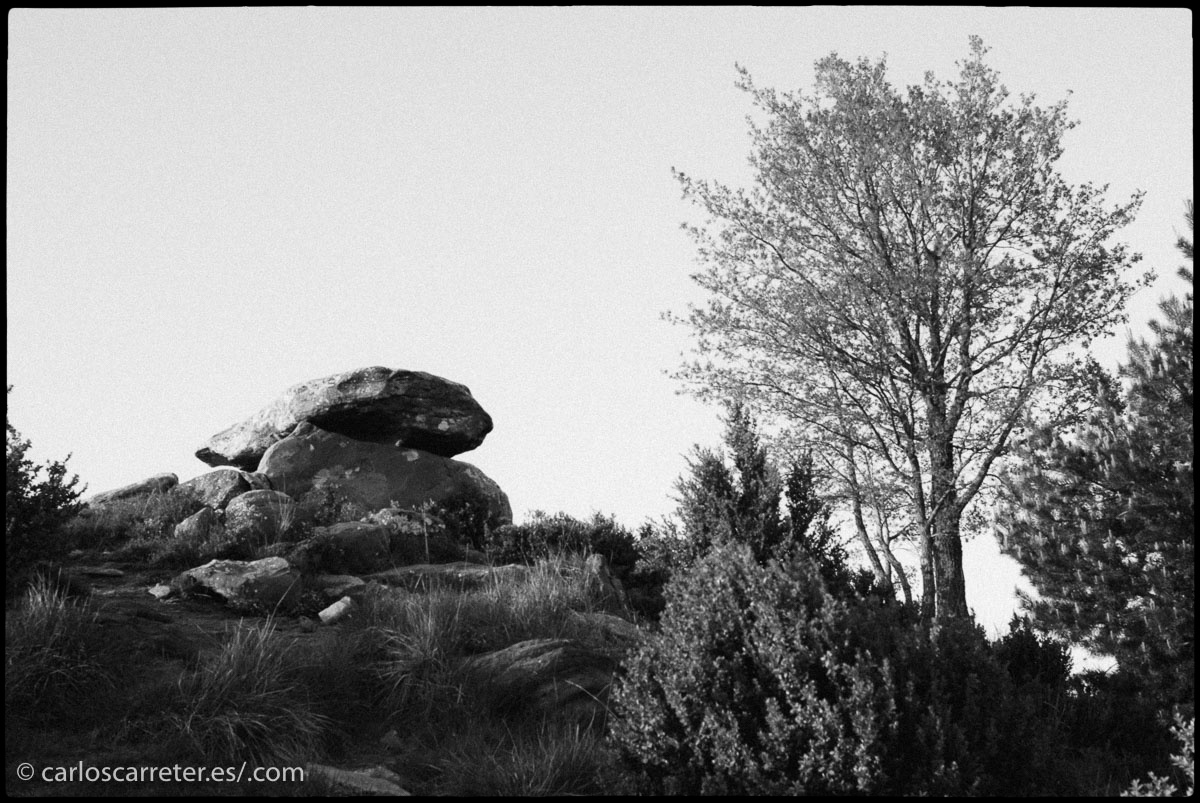 También paseé por Aragón, y visité el dolmen de Ibirque en las sierras prepirenaicas.