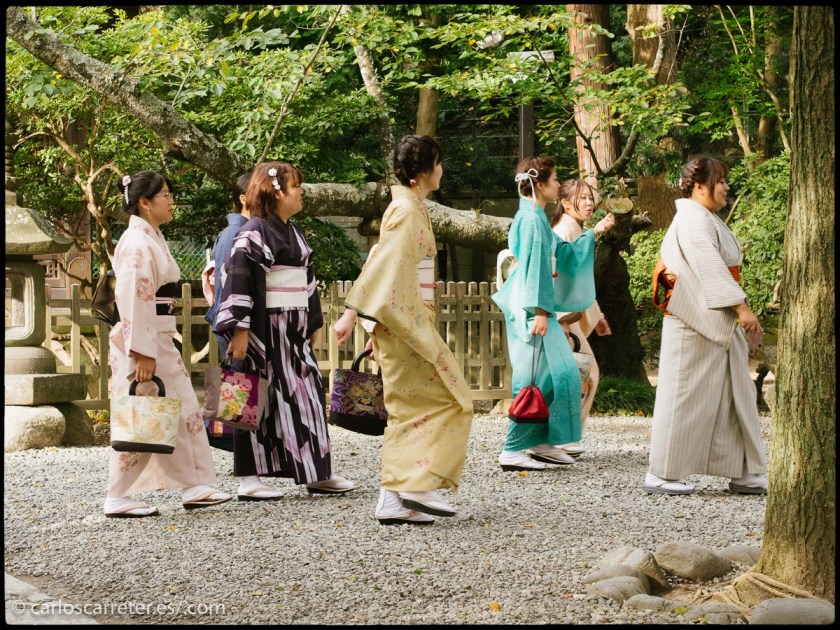 Y así queda reflejado en la película donde la cuatro chicas viven a caballo entre la modernidad y el respeto por la tradición, reflejada en la vieja casa tradicional de su abuela, donde viven, o en el altar donde todos los días se inclinan con sus plegarias.