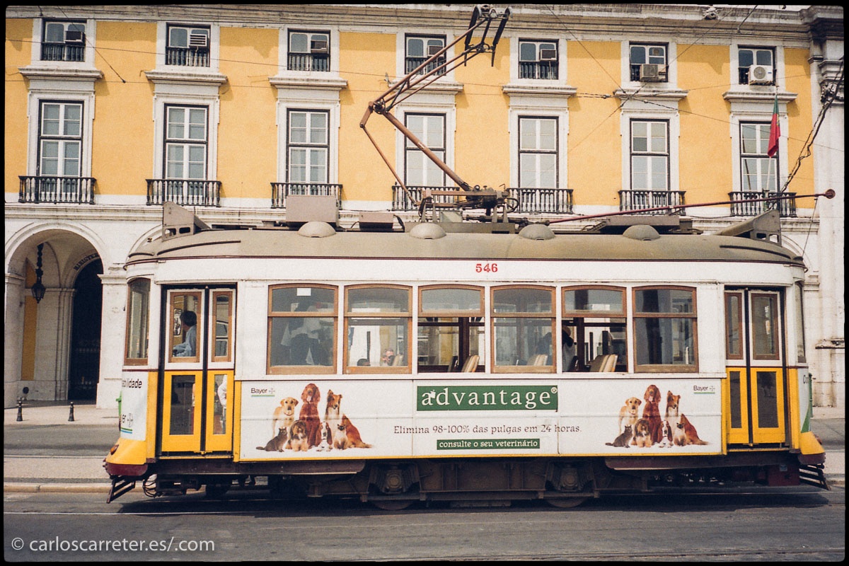 Aunque también podemos coger el tranvía para recorrer Lisboa.